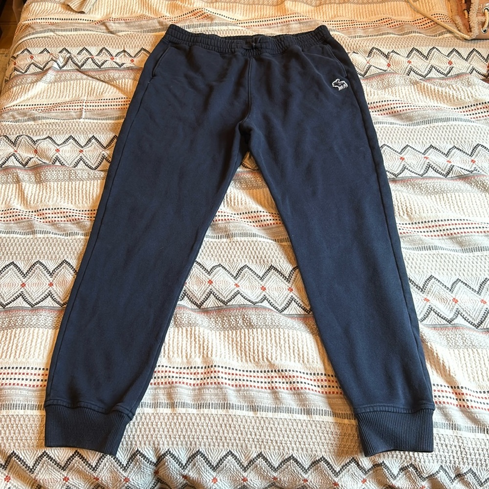Abercrombie & Fitch Kids Navy Blue Sweatpants